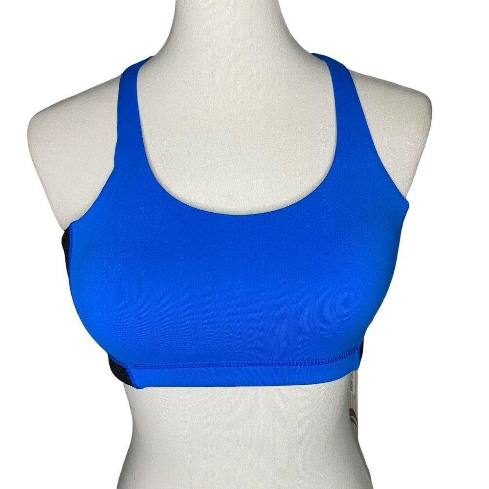 Motion by Coalition Sports Bra Large Blue with Black